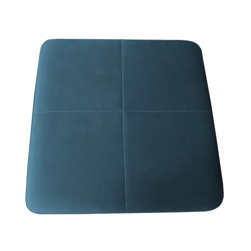 Taboret MAESTRO LOW MG VELVET ciemno niebieski na metalowych nogach | MIRAT. w stylu kolekcja