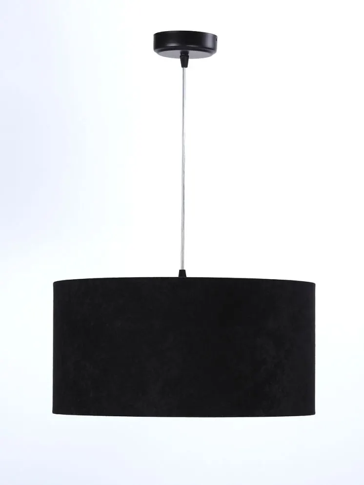 Lampa wisząca HOME 40 czarna w stylu glamour | MIRAT.