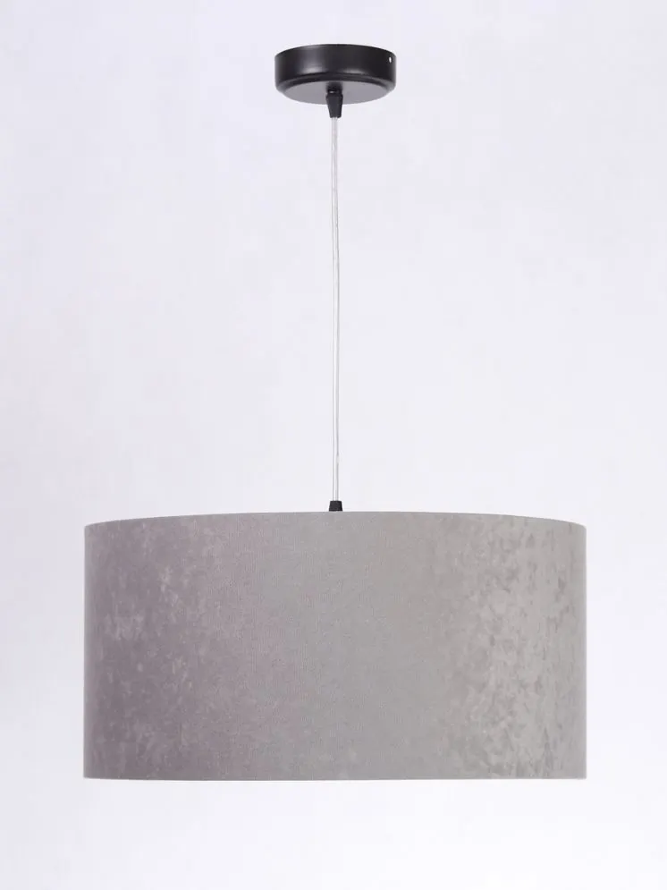Lampa wisząca HOME 40 szara walec do jadalni | MIRAT.