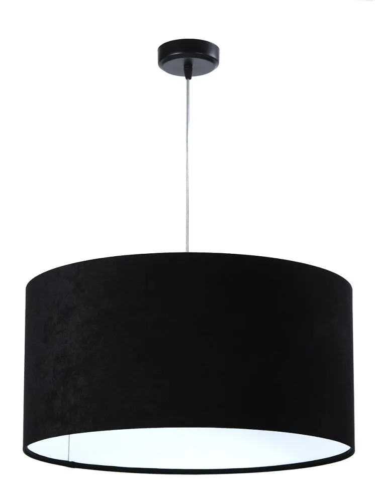 Lampa wisząca HOME 50 czarna/biała duża do kuchni | MIRAT. w stylu kolekcja