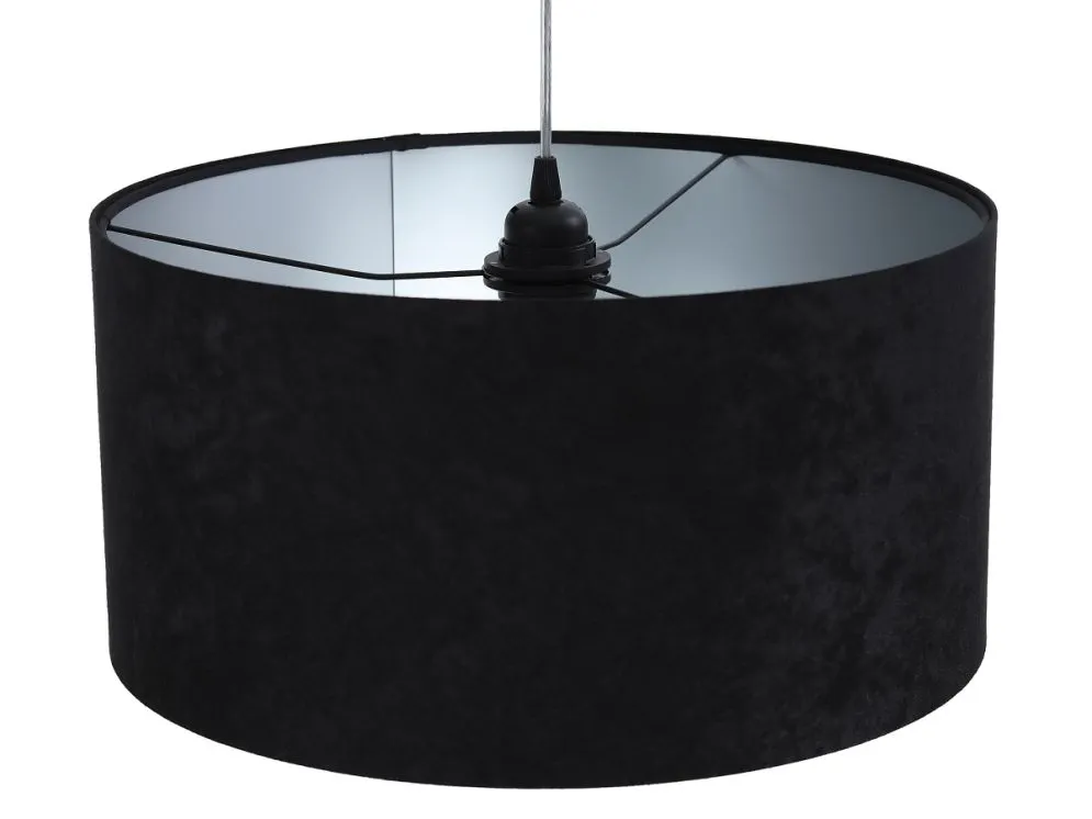 Lampa wisząca HOME 30 czarna/srebrna ręcznie robiona do jadalni | MIRAT. w stylu kolekcja