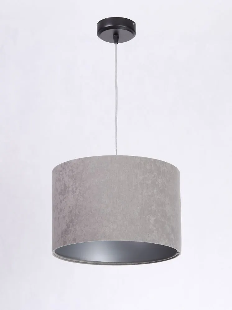 Lampa wisząca HOME 30 szara/srebrna mała do sypialni | MIRAT. w stylu  kolekcja
