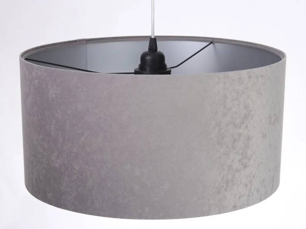 Lampa wisząca HOME 30 szara/srebrna mała do sypialni | MIRAT. w stylu  kolekcja