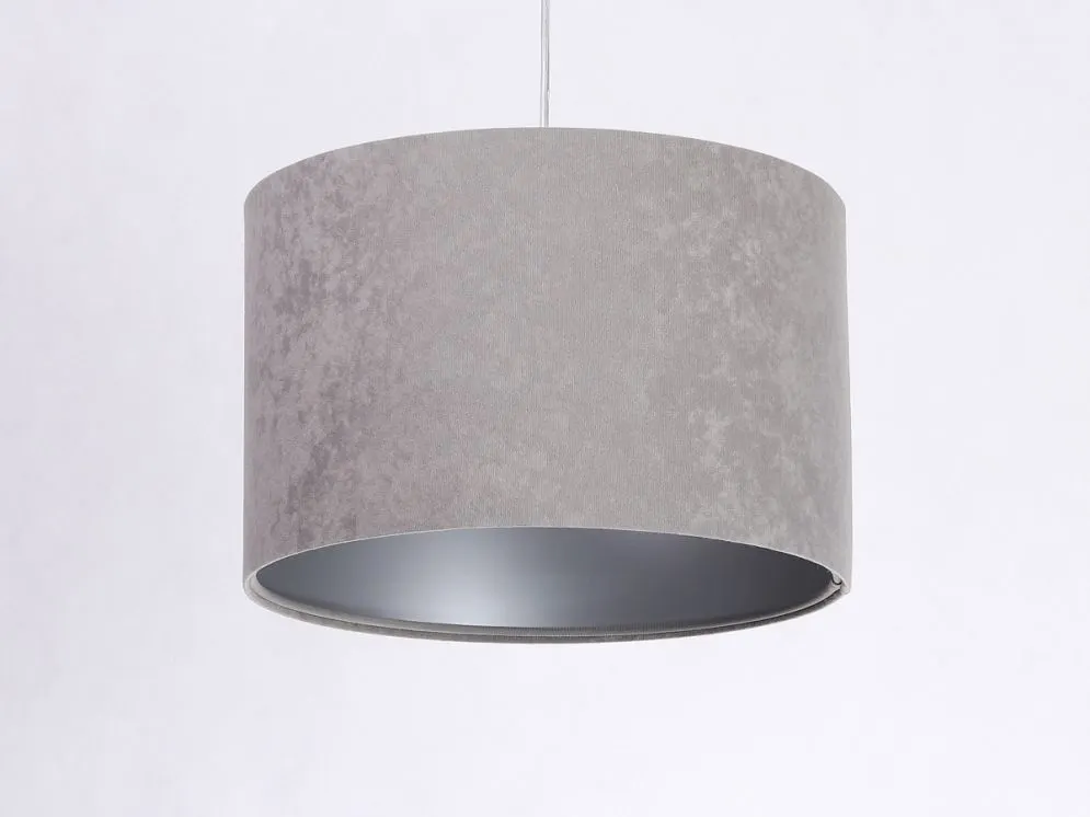 Lampa wisząca HOME 30 szara/srebrna mała do sypialni | MIRAT. w stylu  kolekcja