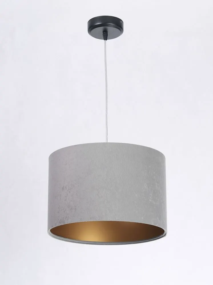 Lampa wisząca HOME 30 szara/złota nowoczesna polskiej produkcji | MIRAT. w stylu  kolekcja