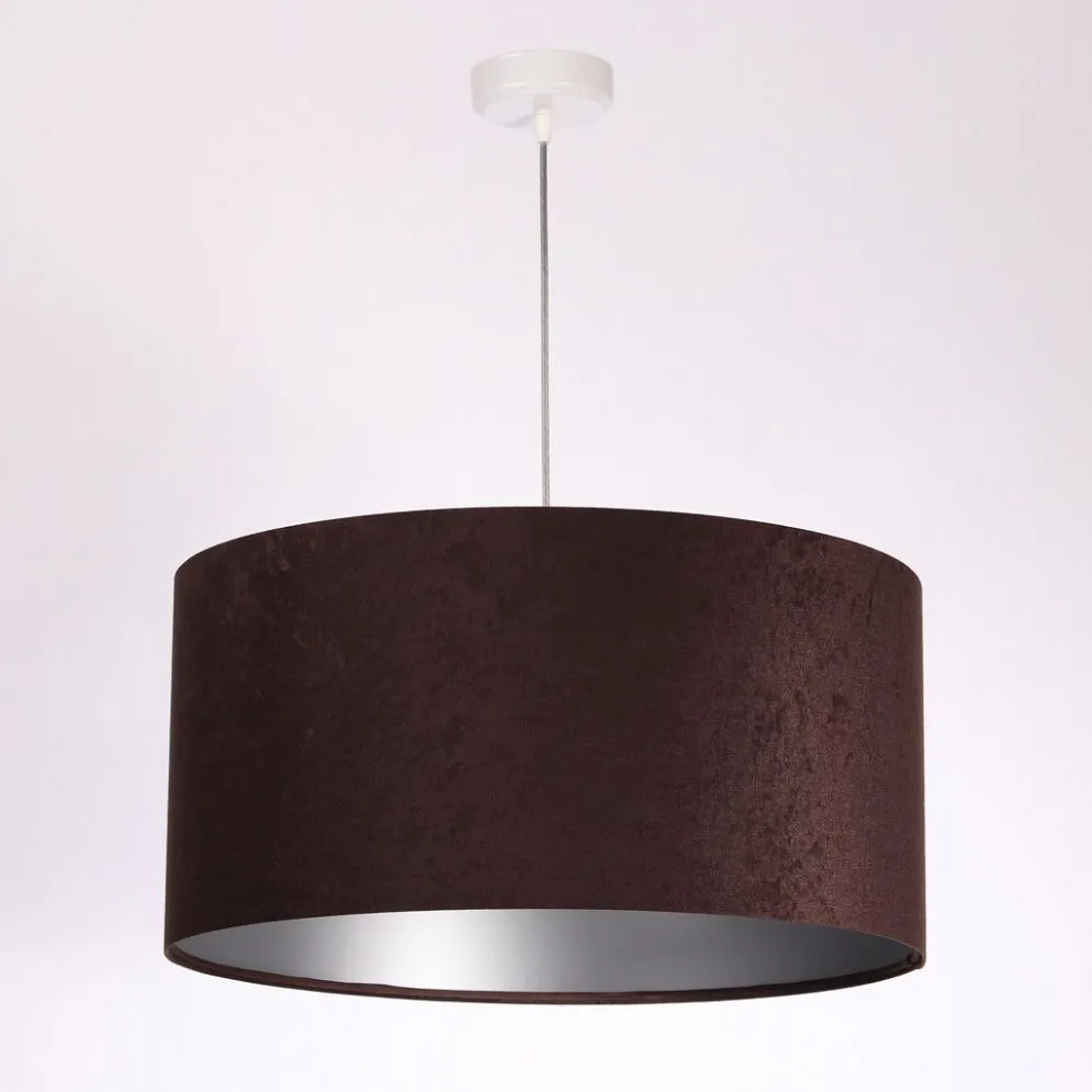 Lampa wisząca HOME 40 brązowa/srebrna nowoczesna polskiej produkcji | MIRAT. w stylu  kolekcja