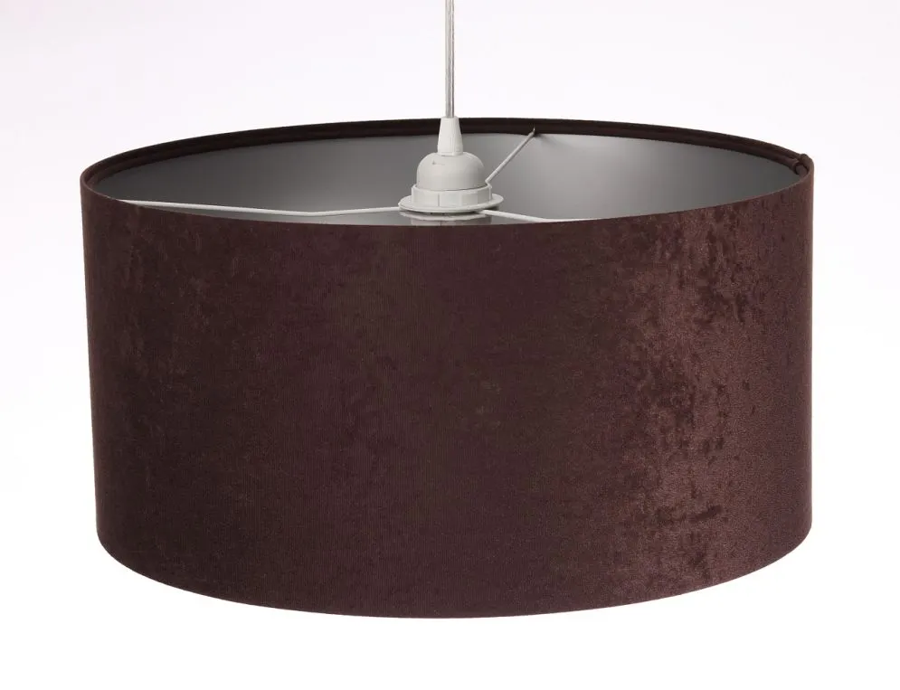 Lampa wisząca HOME 40 brązowa/srebrna nowoczesna polskiej produkcji | MIRAT. w stylu  kolekcja