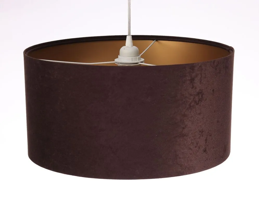 Lampa wisząca HOME 40 brązowa/złota polskiej produkcji | MIRAT. w stylu kolekcja