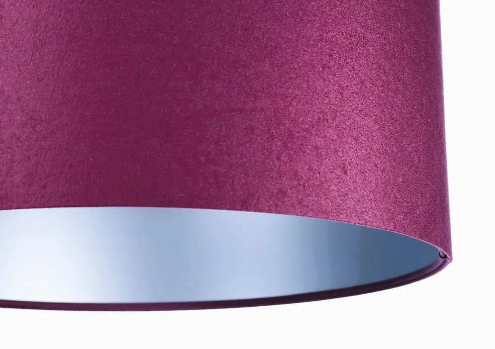 Lampa wisząca HOME 30 fioletowa/srebrna nowoczesna nad stół | MIRAT.