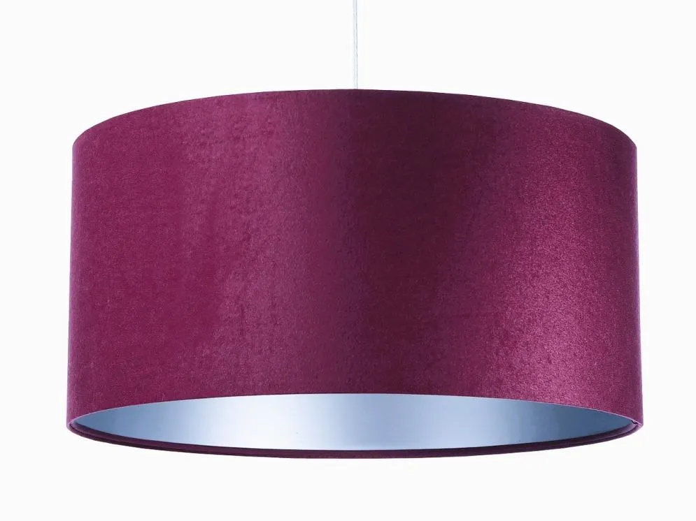 Lampa wisząca HOME 30 fioletowa/srebrna nowoczesna nad stół | MIRAT.