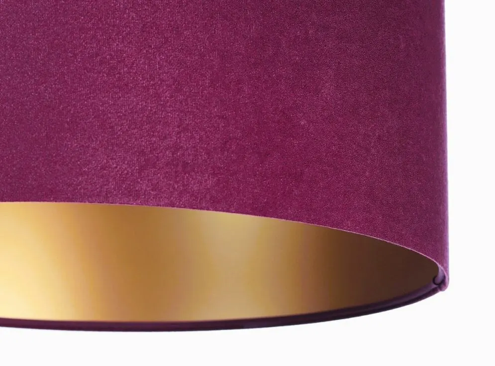 Lampa wisząca HOME 60 fioletowa/złota nowoczesna | MIRAT.