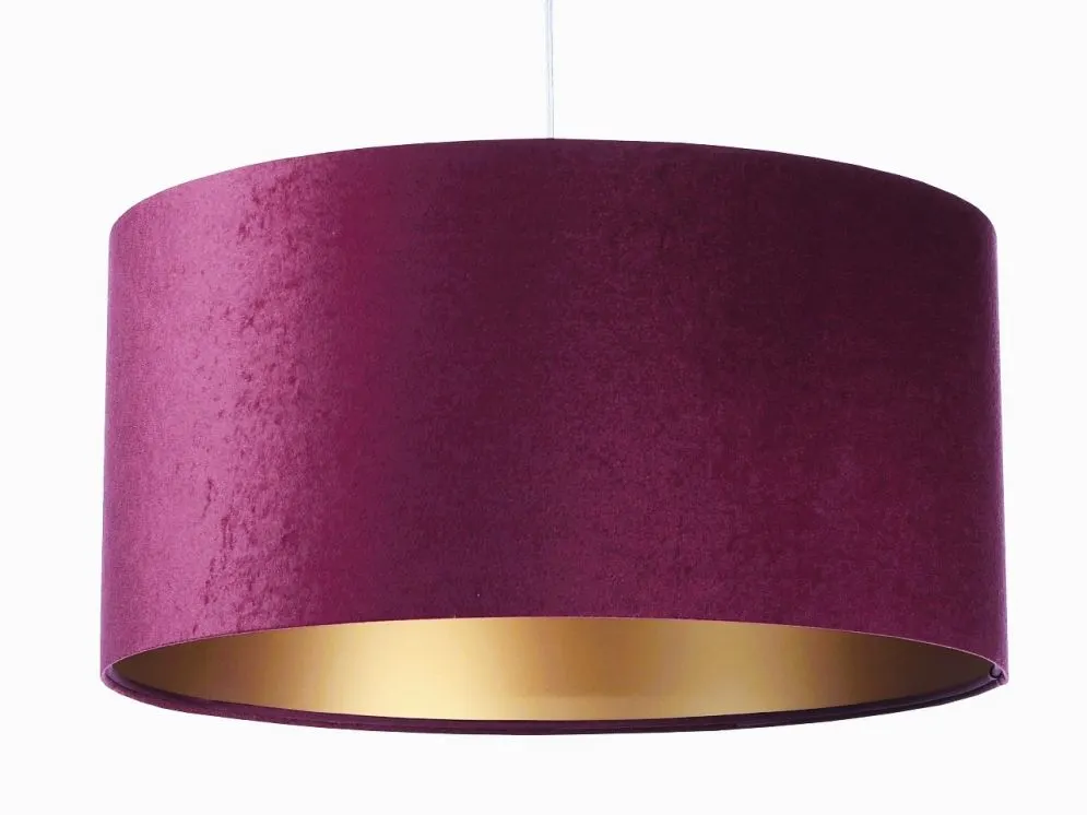 Lampa wisząca HOME 30 fioletowa/złota mała walec | MIRAT.