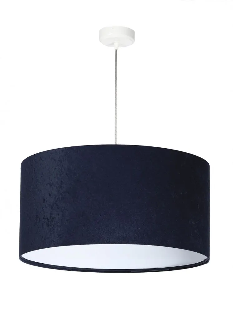 Lampa wisząca HOME 50 granatowa/biała nad stół do jadalni | MIRAT.