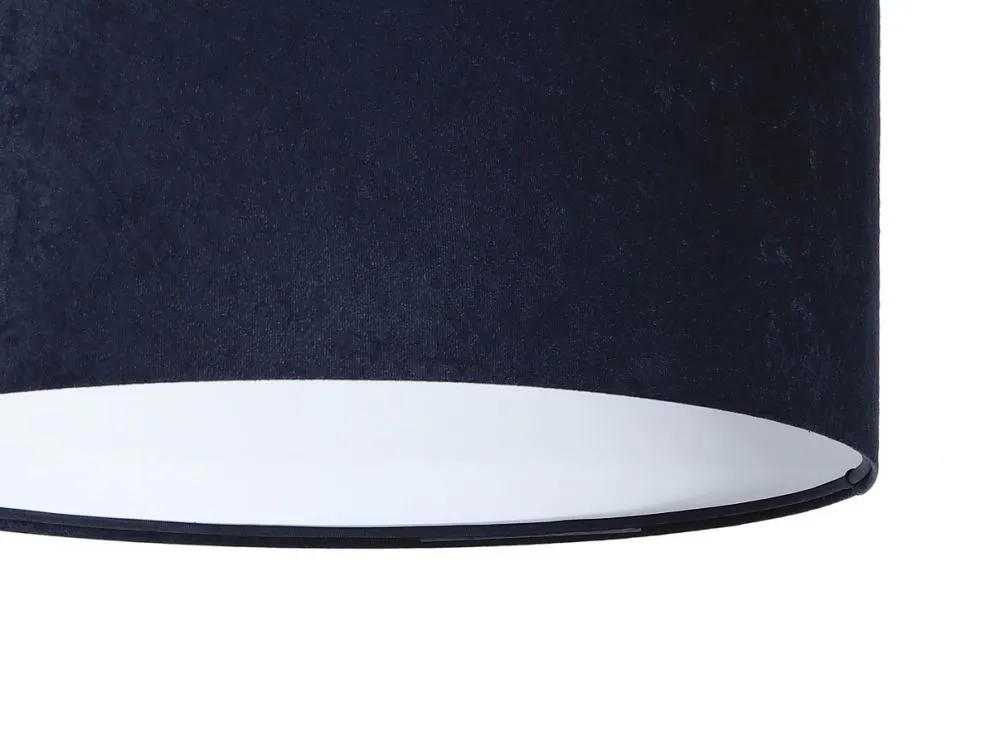 Lampa wisząca HOME 60 granatowa/biała w stylu glamour | MIRAT.