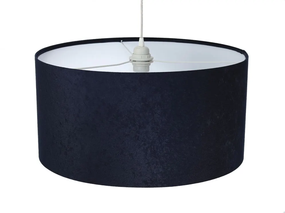 Lampa wisząca HOME 50 granatowa/biała nad stół do jadalni | MIRAT.