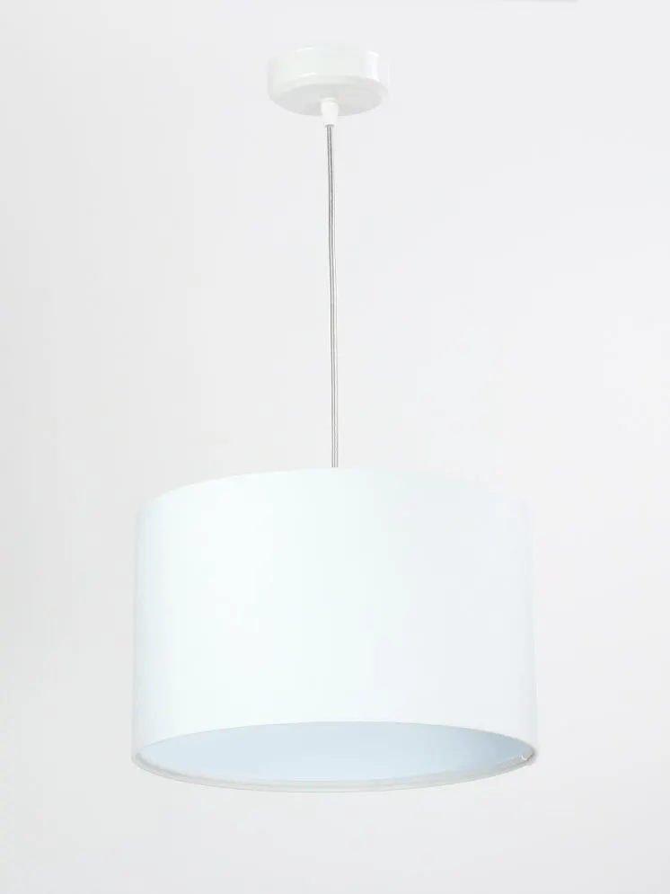 Lampa wisząca HOME 30 biała nowoczesna do salonu | MIRAT.