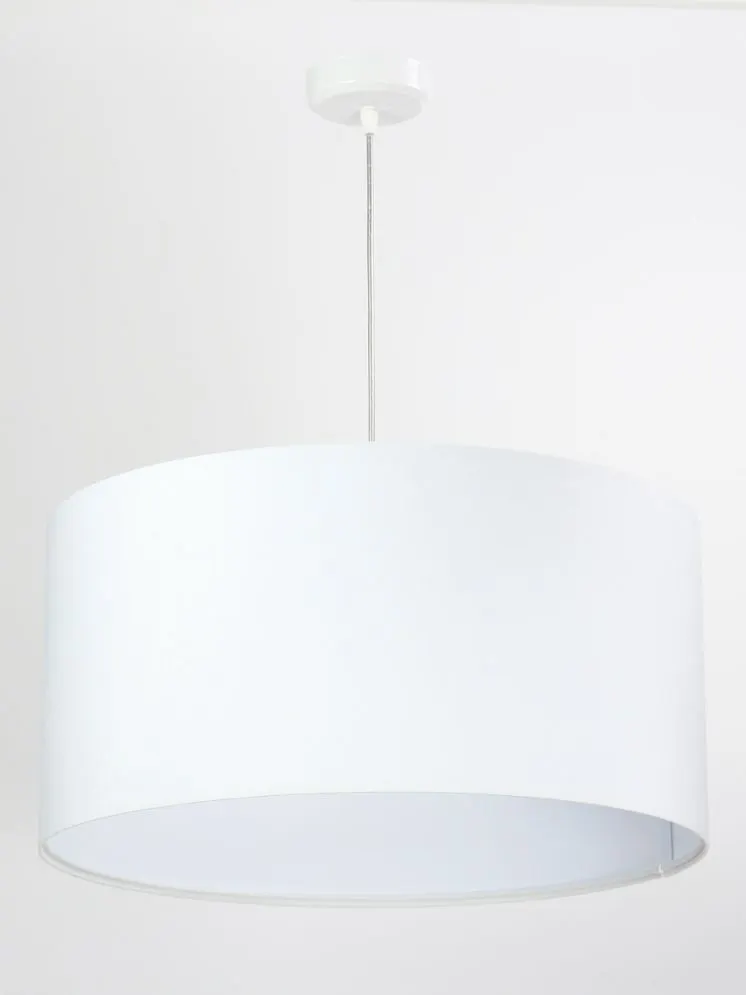 Lampa wisząca HOME 50 biała na 1 żarówkę walec | MIRAT.