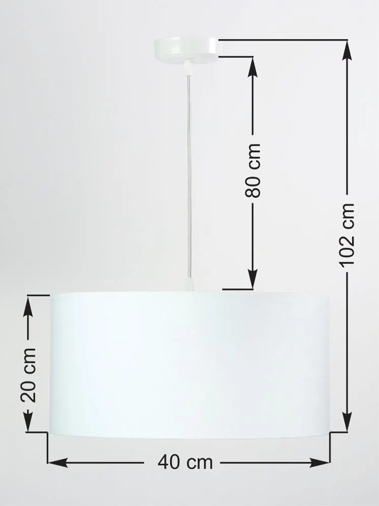 Lampa wisząca HOME 40 biała nowoczesna polskiej produkcji | MIRAT.