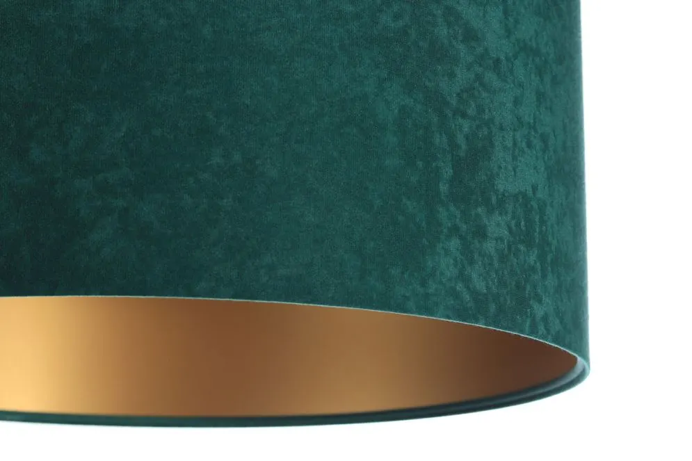 Lampa wisząca HOME 30 zielona/złota polskiej produkcji w stylu glamour | MIRAT.