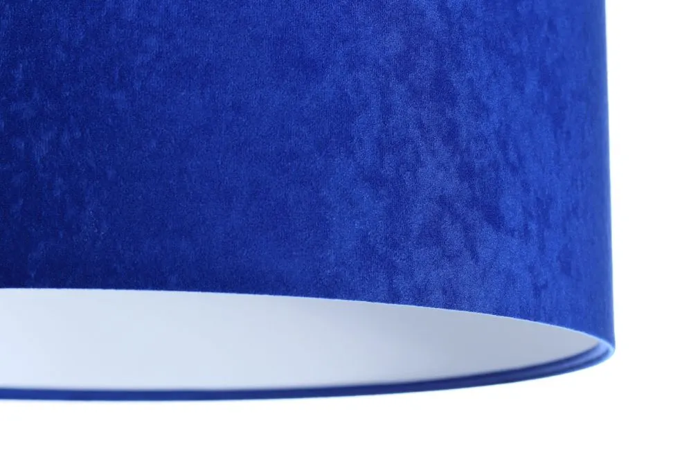 Lampa wisząca HOME 30 niebieska/biała walec nowoczesna | MIRAT.