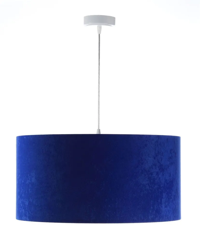 Lampa wisząca HOME 40 niebieska/biała polskiej produkcji do salonu | MIRAT.