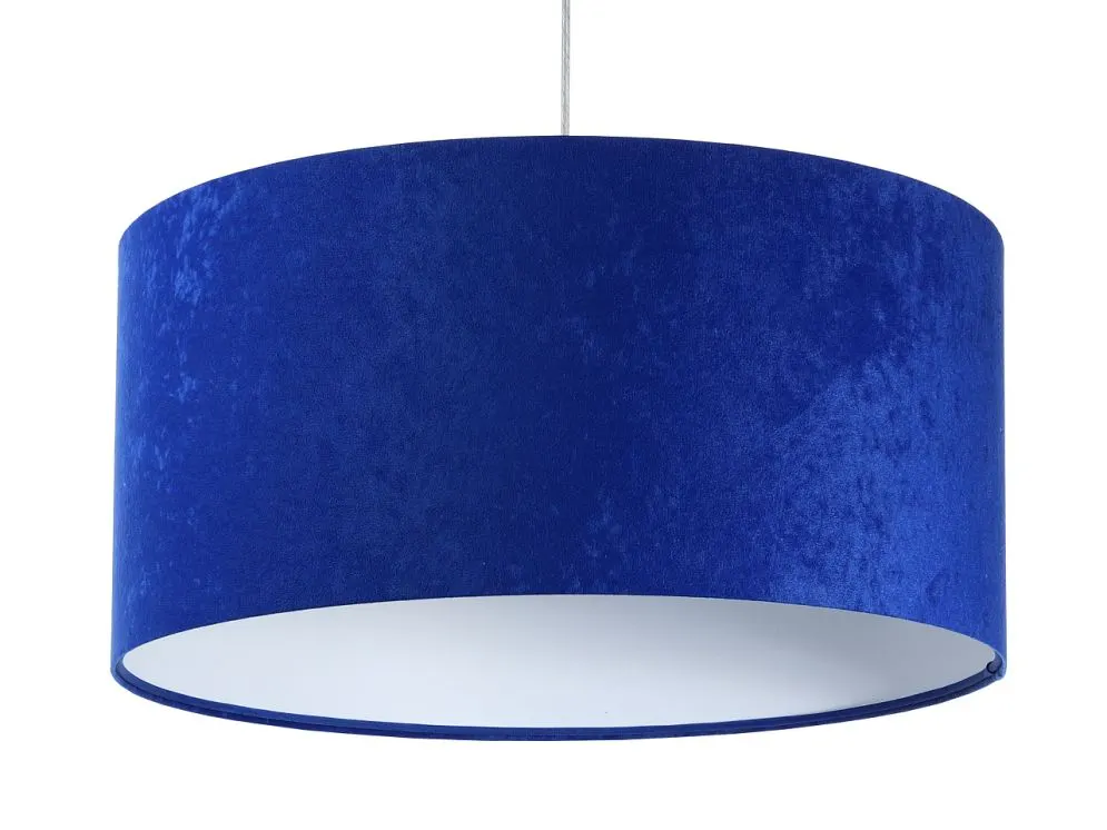 Lampa wisząca HOME 50 niebieska/biała nad stół w stylu glamour | MIRAT.