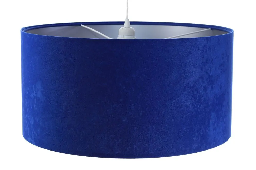 Lampa wisząca HOME 30 niebieska/srebrna w stylu glamour | MIRAT.