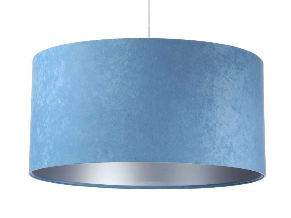 Lampa wisząca HOME 40 błękitna/srebrna nad stół do jadalni | MIRAT. w stylu  kolekcja