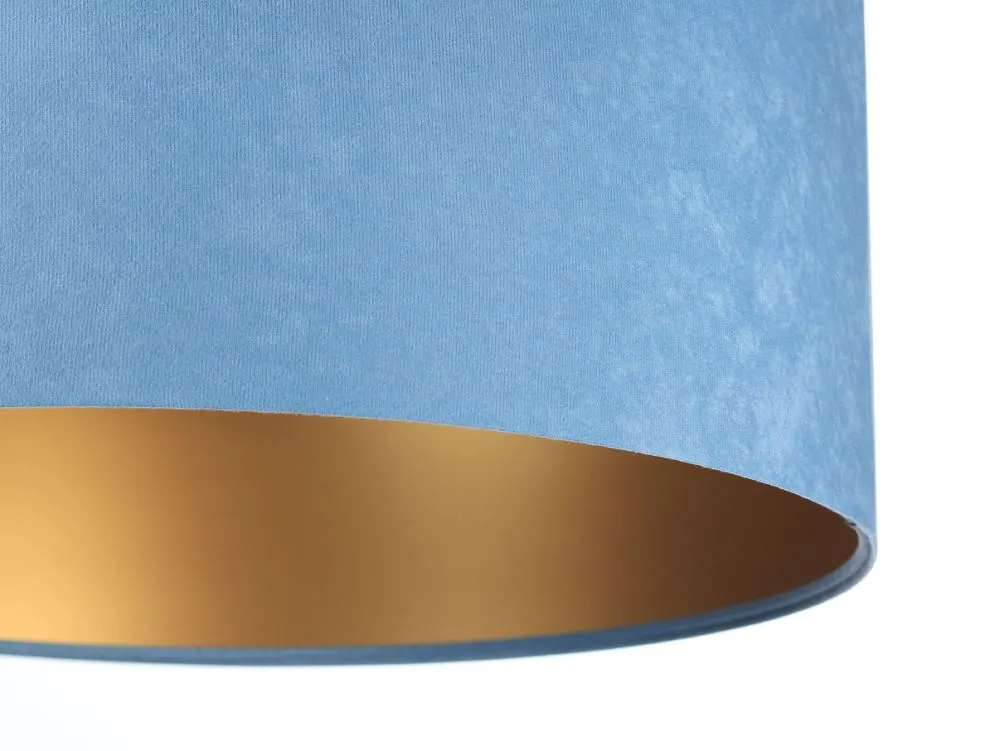 Lampa wisząca HOME 50 błękitna/złota nad stół do jadalni | MIRAT. w stylu  kolekcja