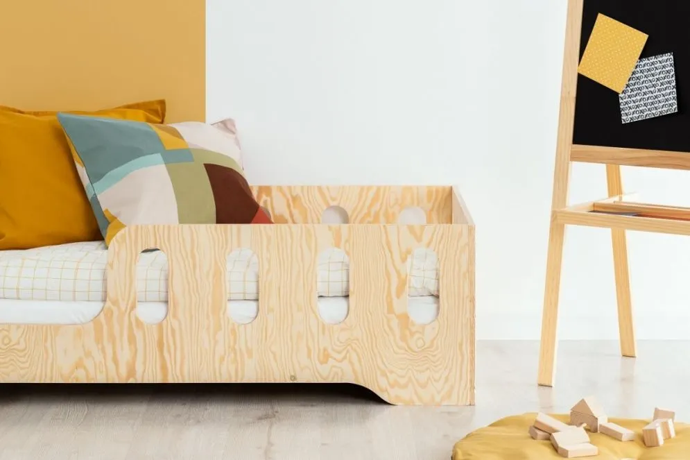 Łóżko dziecięce KIKI 1 80x140 sosna polskiej produkcji | MIRAT. w stylu  kolekcja