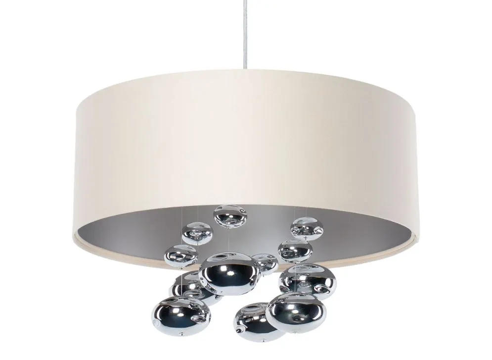 Lampa wisząca BUBBLE LIGHT 50cm kremowa glamour I sklep meblowy MIRAT.