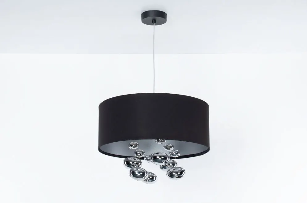Lampa wisząca BUBBLE LIGHT 40cm czarna nad stół I sklep meblowy MIRAT.