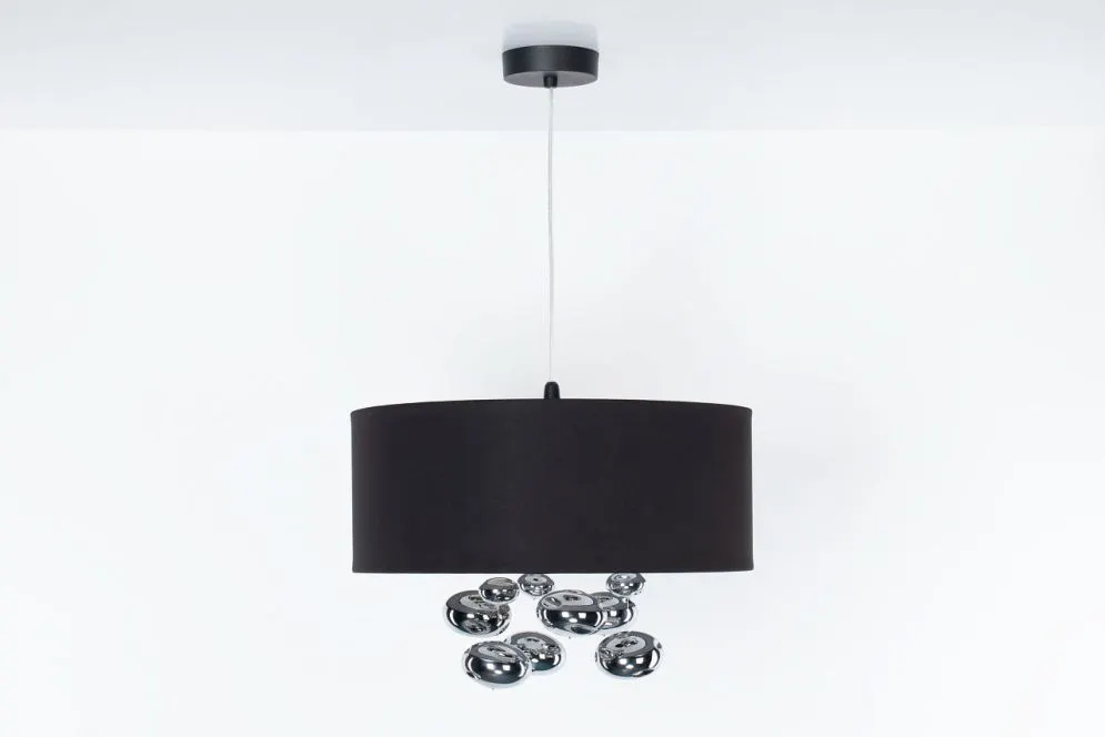 Lampa wisząca BUBBLE LIGHT 50cm czarna do salonu I sklep meblowy MIRAT.