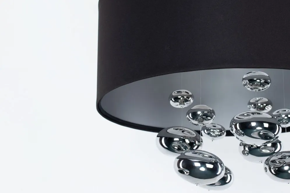 Lampa wisząca BUBBLE LIGHT 60cm czarna satynowa I sklep meblowy MIRAT.