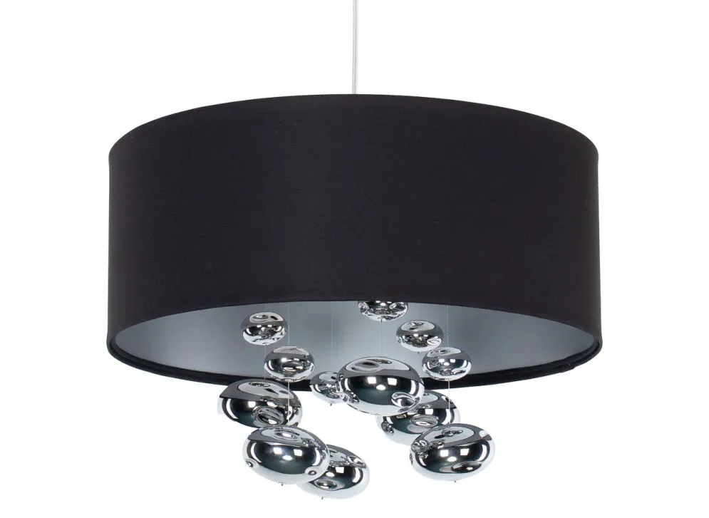 Lampa wisząca BUBBLE LIGHT 60cm czarna satynowa I sklep meblowy MIRAT.