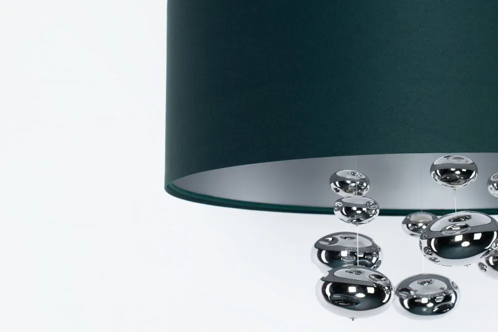 Lampa wisząca BUBBLE LIGHT 50cm zielona dekoracyjna I sklep meblowy MIRAT.