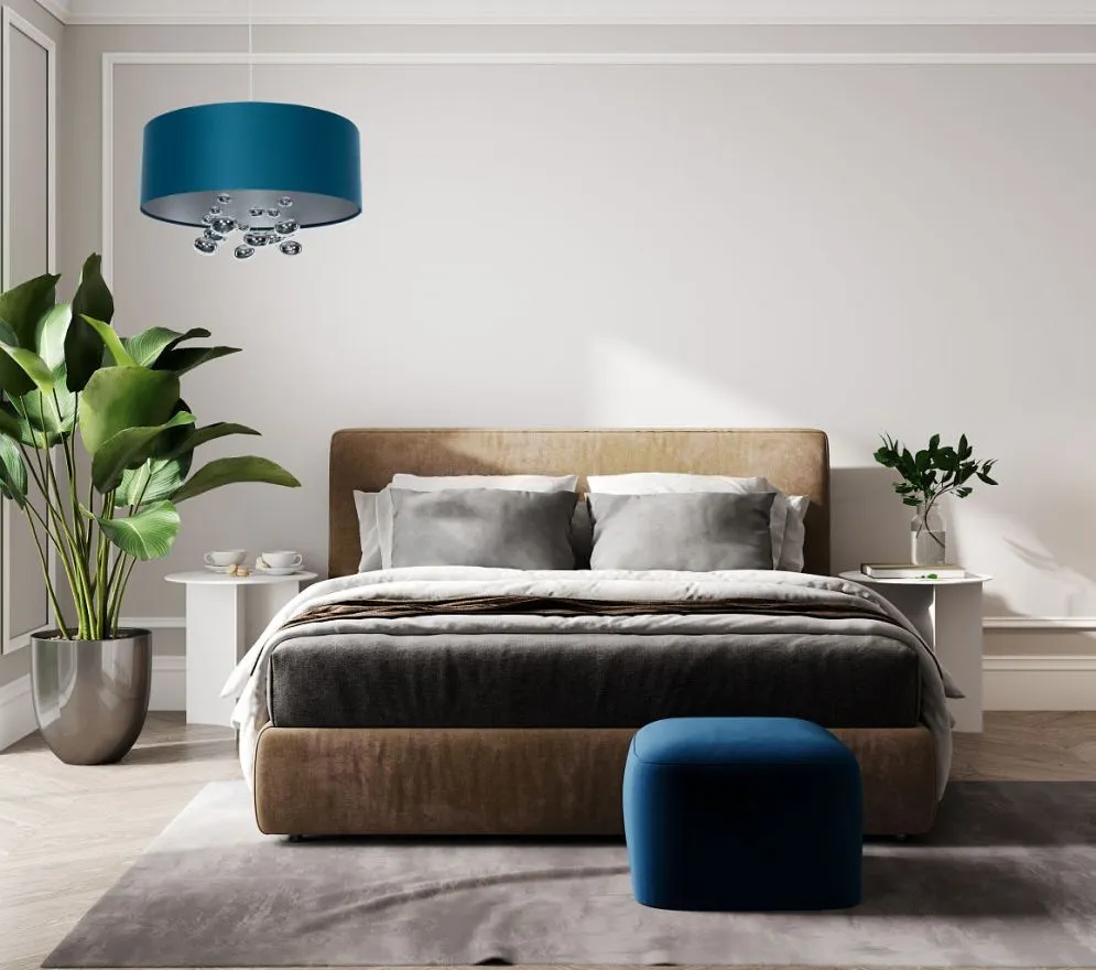 Lampa wisząca BUBBLE LIGHT 60cm granatowa dekoracyjna I sklep meblowy MIRAT.