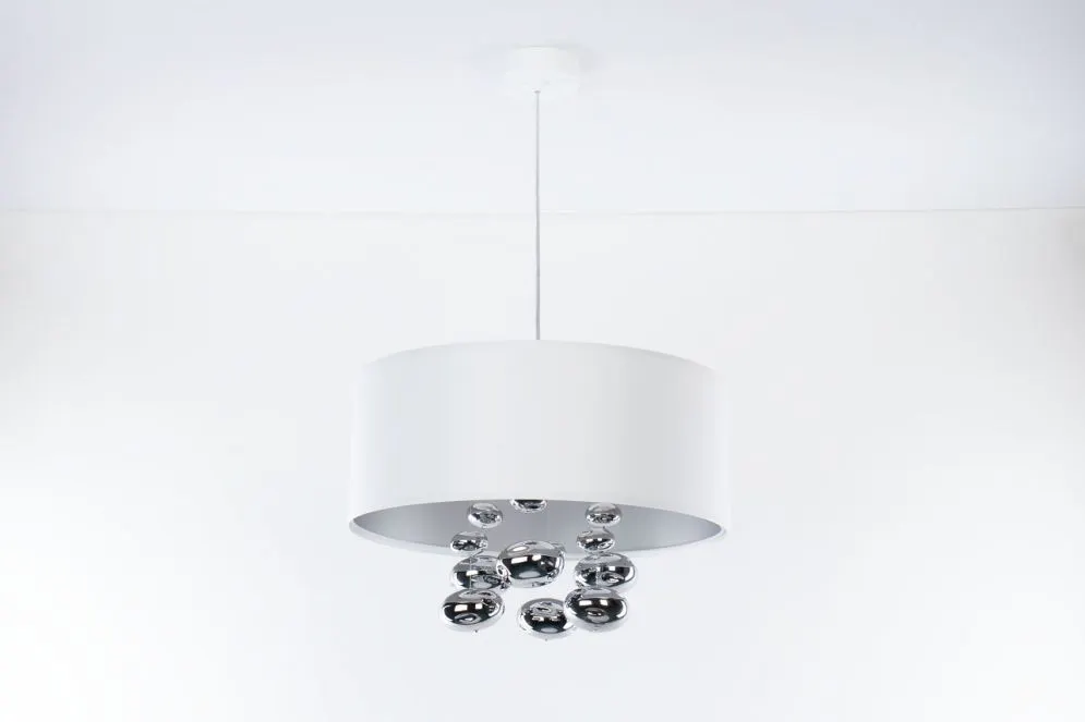 Lampa wisząca BUBBLE LIGHT 50cm biala do salonu I sklep meblowy MIRAT.