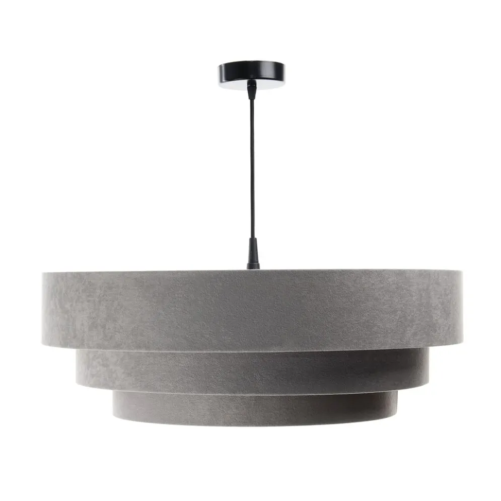 Lampa wisząca TRIO szara/srebrna nowoczesna do salonu | MIRAT. w stylu  kolekcja