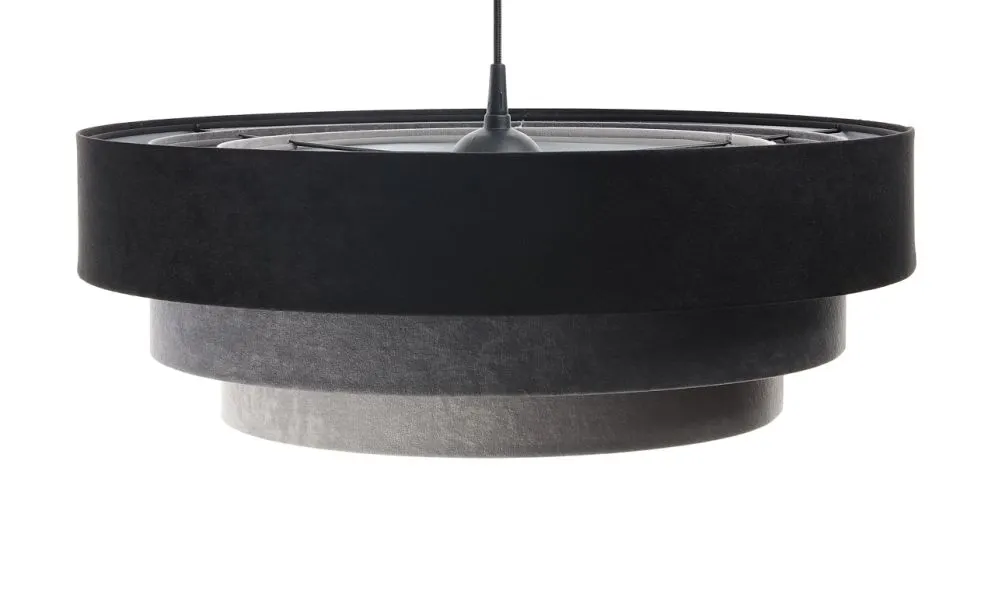 Lampa wisząca TRIO MIX czarna/szara/srebrna do nowoczesnego salonu | MIRAT. w stylu kolekcja