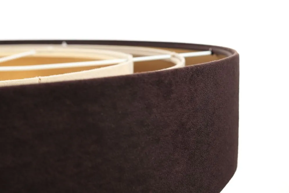 Lampa wisząca TRIO MIX brązowa/beżowa/złota nowoczesna polskiej produkcji | MIRAT. w stylu  kolekcja