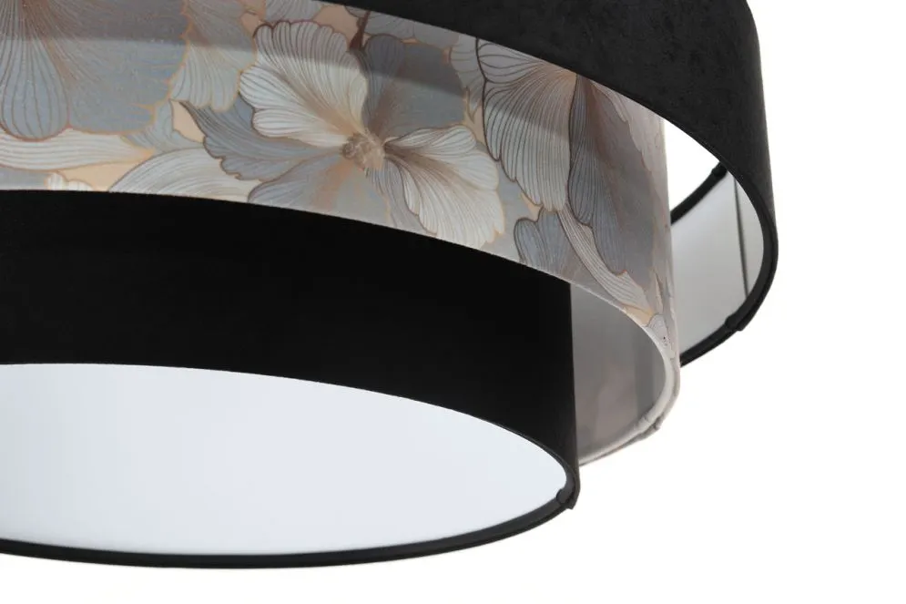Lampa wisząca TRIO MIX czarna/wielokolorowa nad stół polskiej produkcji | MIRAT. w stylu  kolekcja