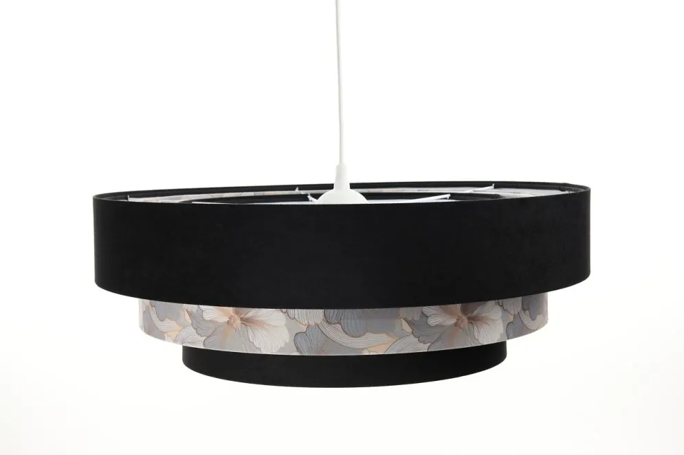 Lampa wisząca TRIO MIX czarna/wielokolorowa nad stół polskiej produkcji | MIRAT. w stylu  kolekcja