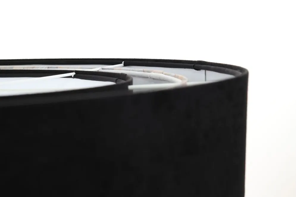 Lampa wisząca TRIO MIX czarna/wielokolorowa nad stół polskiej produkcji | MIRAT. w stylu  kolekcja