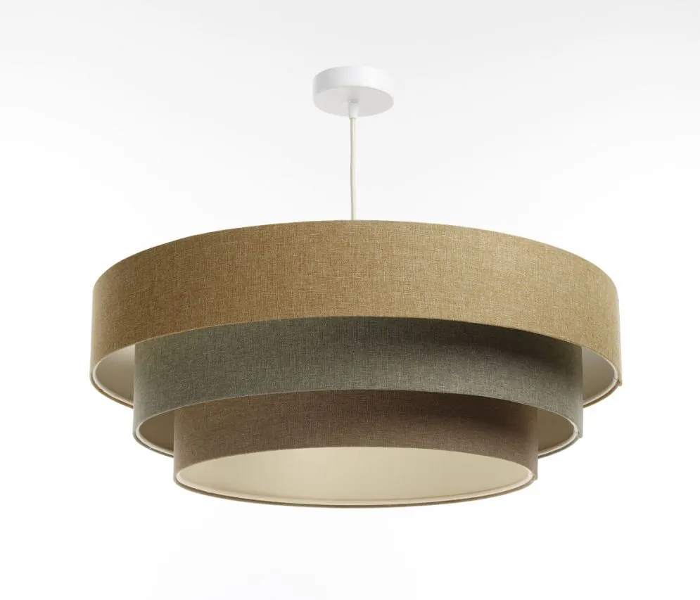 Lampa wisząca ERUTAN TRIPLE żółta/zielona/brązowa trzykolorowa I sklep meblowy MIRAT.