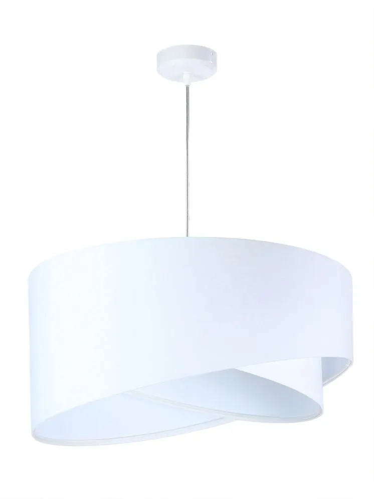 Lampa wisząca GEMSTONE biała nowoczesna do salonu | MIRAT. w stylu kolekcja