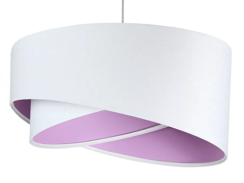 Lampa wisząca GEMSTONE WHITE biała/fioletowa do pokoju dziecięcego | MIRAT. w stylu kolekcja