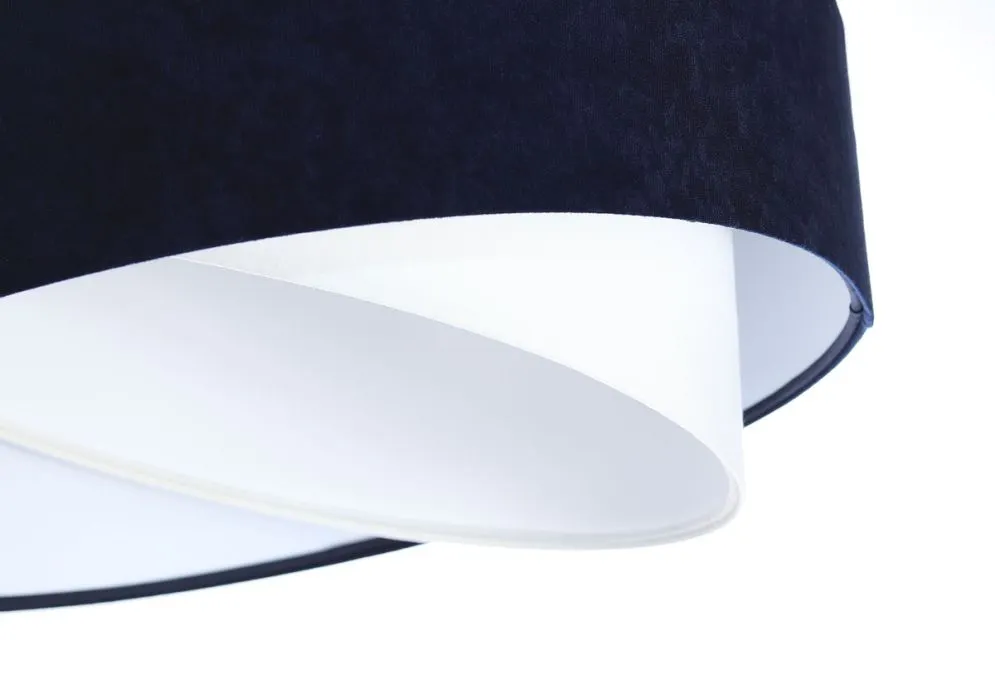Lampa wisząca THUNDERCLOUD WHITE granatowa/biała do salonu | MIRAT. w stylu  kolekcja