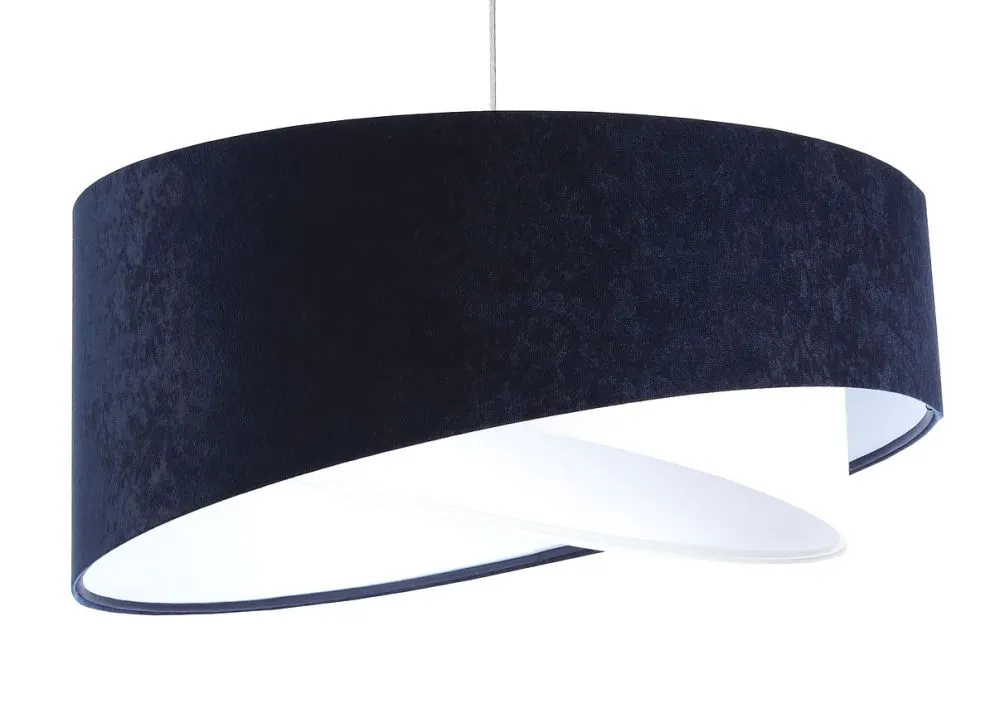 Lampa wisząca THUNDERCLOUD WHITE granatowa/biała do salonu | MIRAT. w stylu  kolekcja