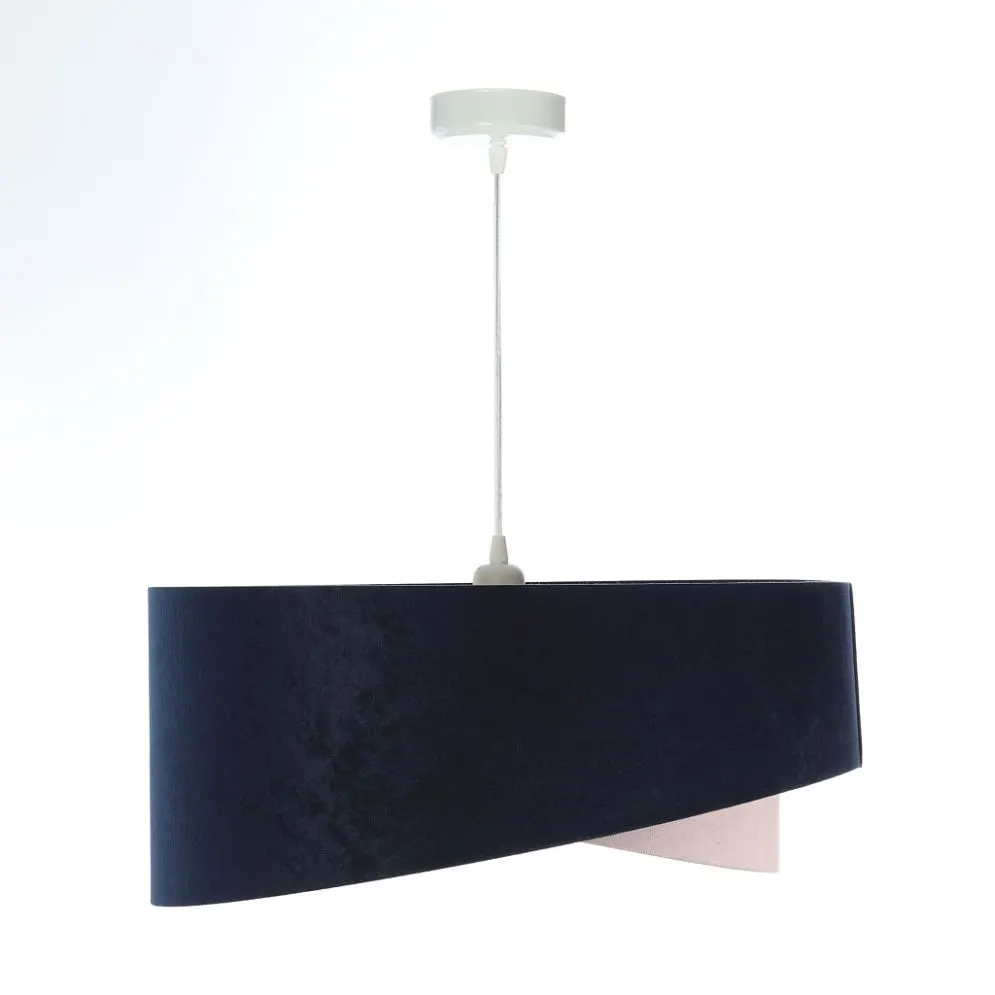 Lampa wisząca SAPPHIRE granatowa/złota w stylu glamour | MIRAT. w stylu  kolekcja